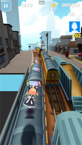 蔚蓝跑酷手机版
